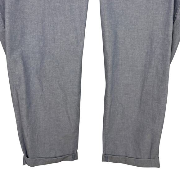 Talbots Plus Womens Pants 18W Light Blue Cotton Lightweight - Picture 6 of 11